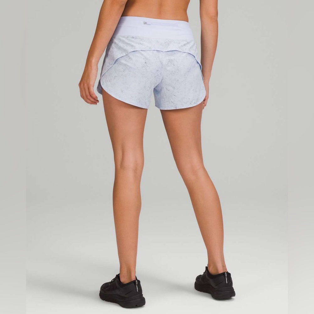 lululemon speed up mid-rise lined short 4” size 10